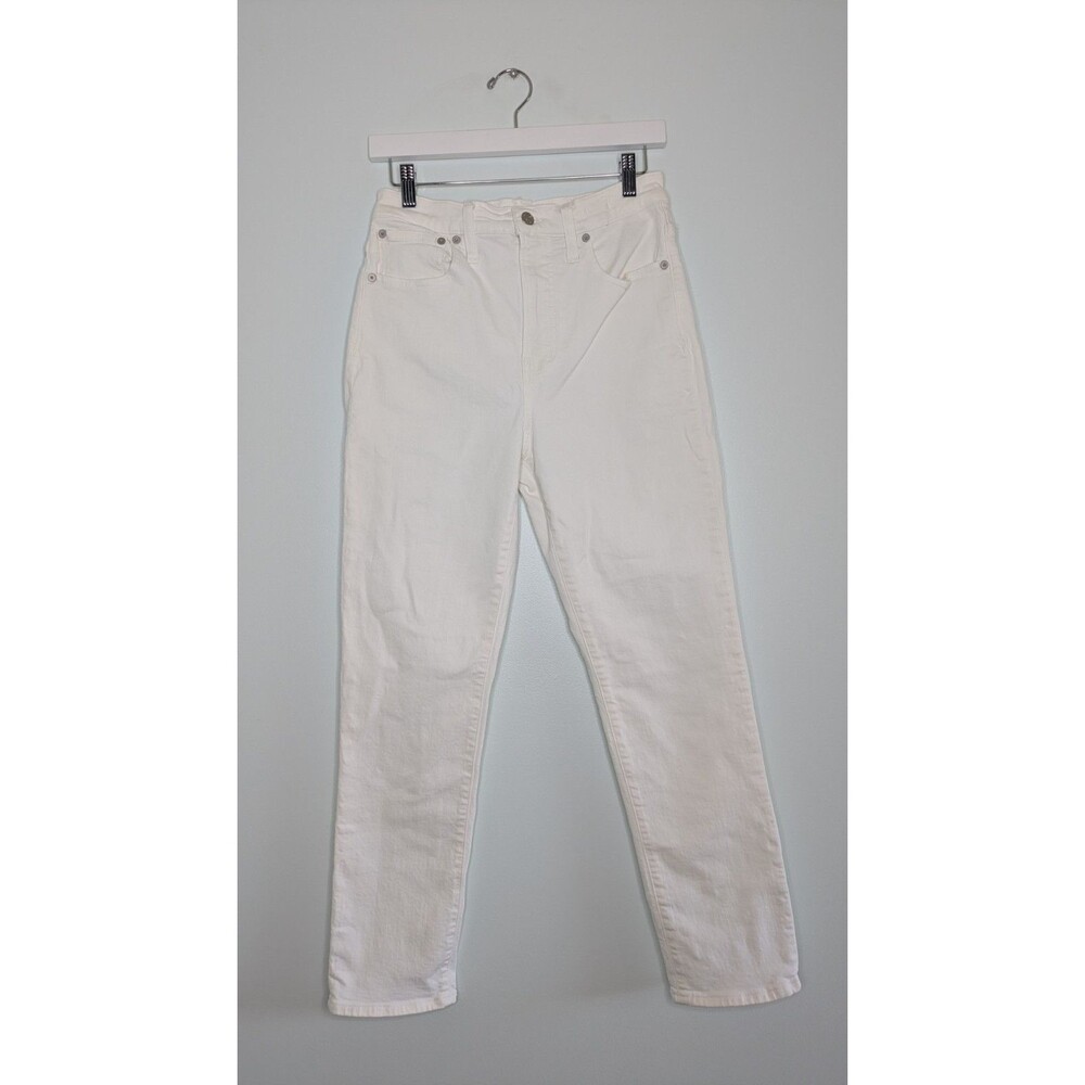 Madewell The Perfect Vintage Straight Leg Jean Size 27 Jeans White Minimalist